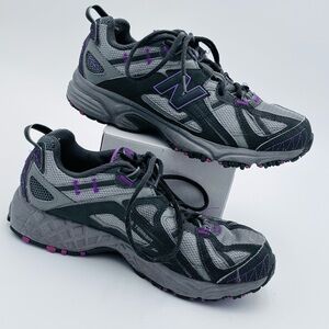New Balance 411 Women WT411GP Gray Pink All Terrain Running Trail Shoes Sz 8.5 B